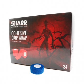 Starr Cohesive Grip Wrap BLUE 25mm