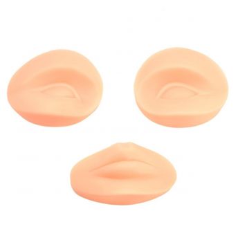 Silicone Mannequin Replacement Eyebrows and Lips