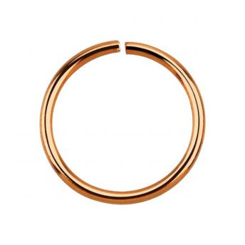Stainless Rose Gold Seamless Ring 0.8mm